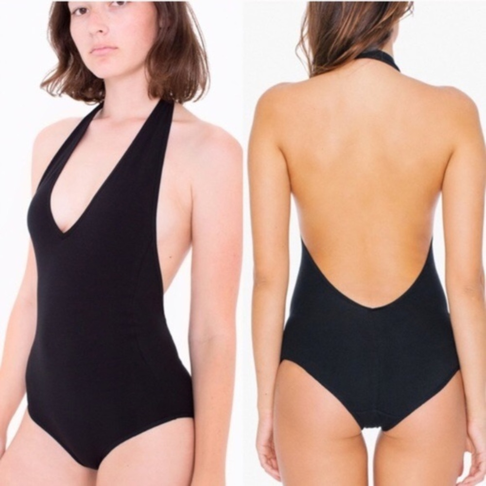 American Apparel Black Bodysuit